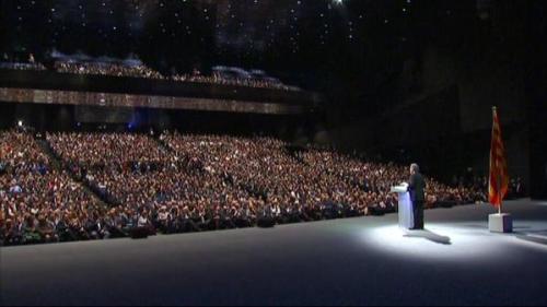 Conferència d'Artur Mas al Fòrum per anunciar el seu full de ruta